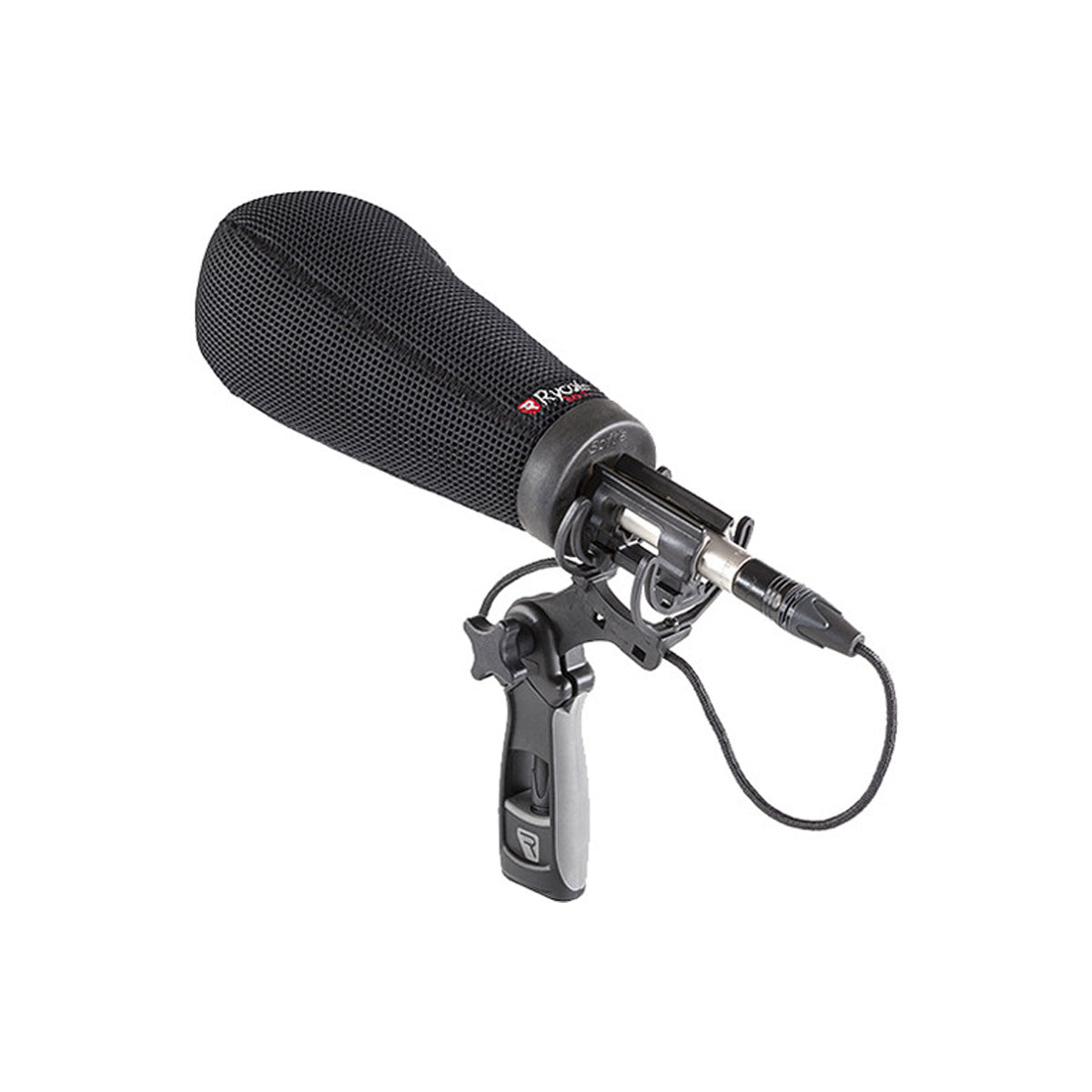 Rycote 033702 InVision Softie Lyre Mount with Pistol Grip For 19-34mm Diameter Shotgun Mics