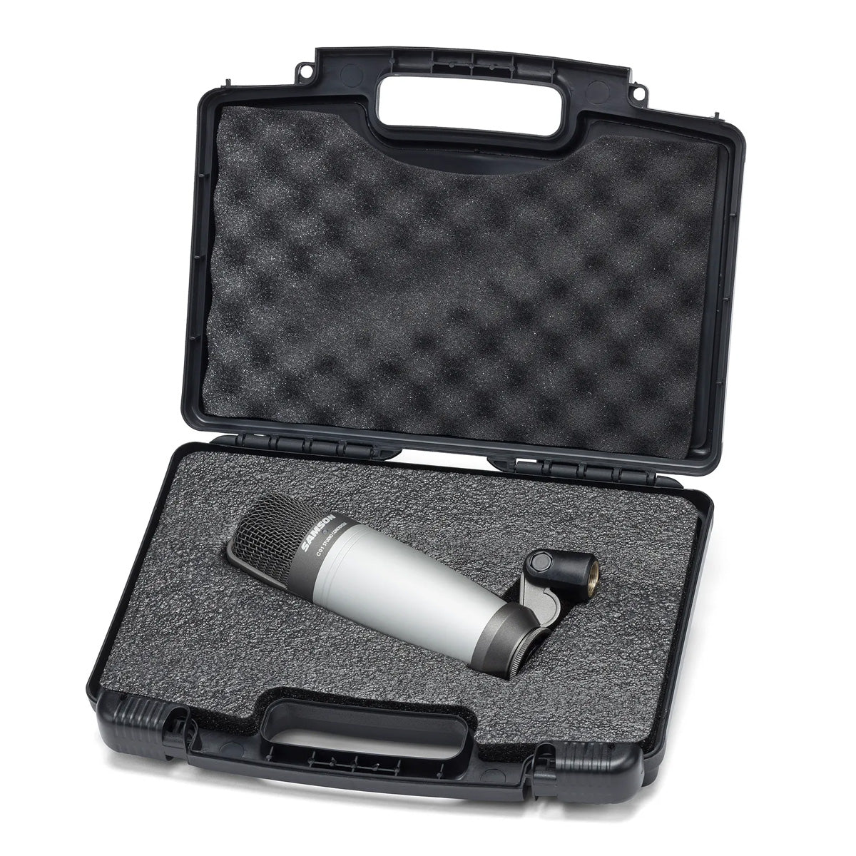 Samson C01 Large Diaphragm Condenser Microphone with carry case and Swivel Stand Mount