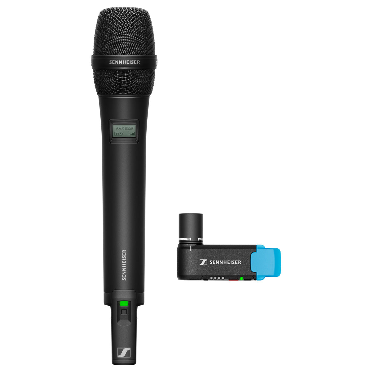 Sennheiser AVX-835 SET-3-EU Wireless Broadcast Handheld Microphone Set, With MMD 835 Mic Module, 1880-1900MHz