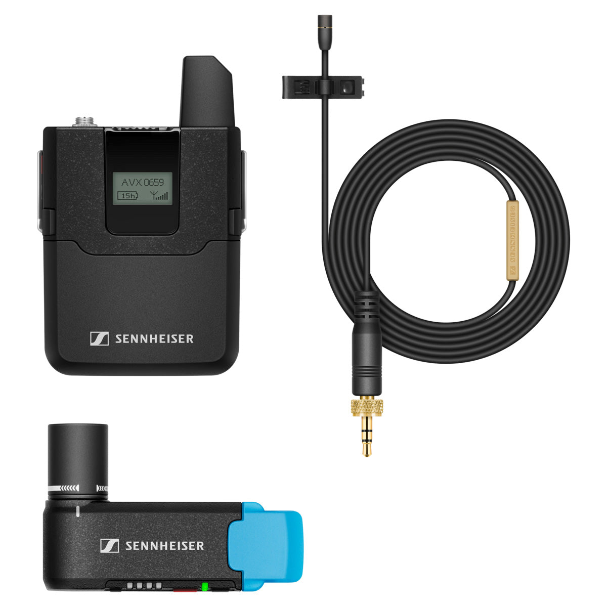 Sennheiser AVX-MKE2 SET-3-EU Professional Wireless Broadcast Lavalier Set, With MKE 2 Capsule, 1880-1900MHz