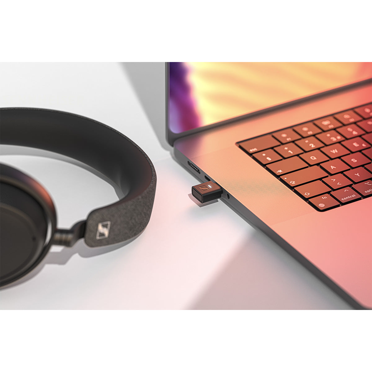 Sennheiser BTD 700 Bluetooth USB Dongle, With USB-C Adapter