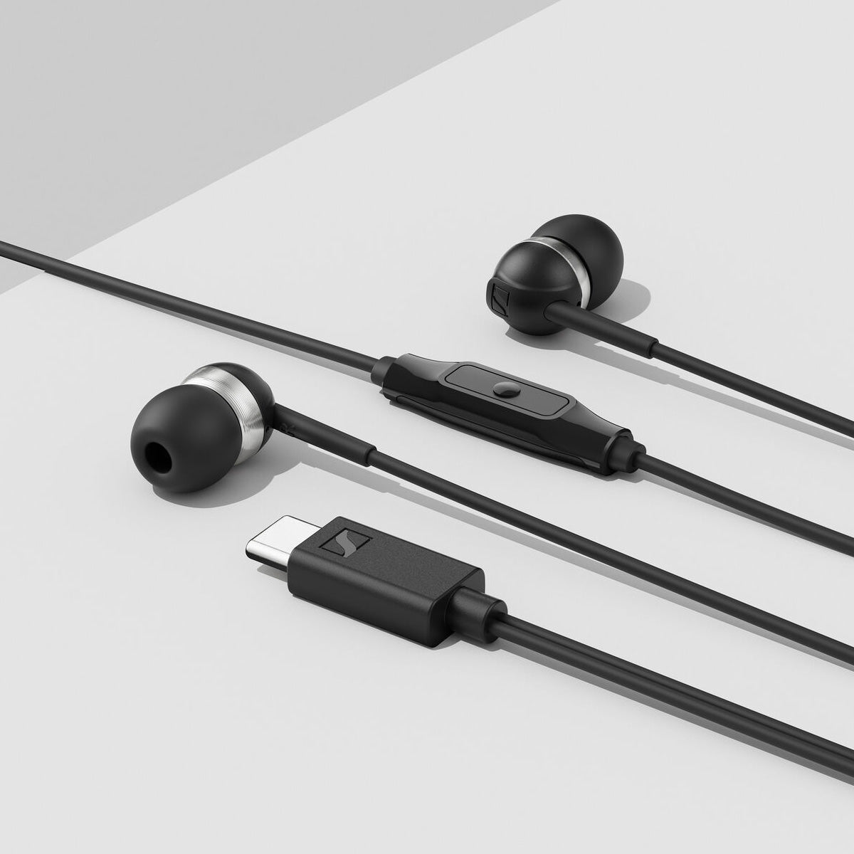 Sennheiser CX 80U Black In-ear Earphones, USB-C Plug