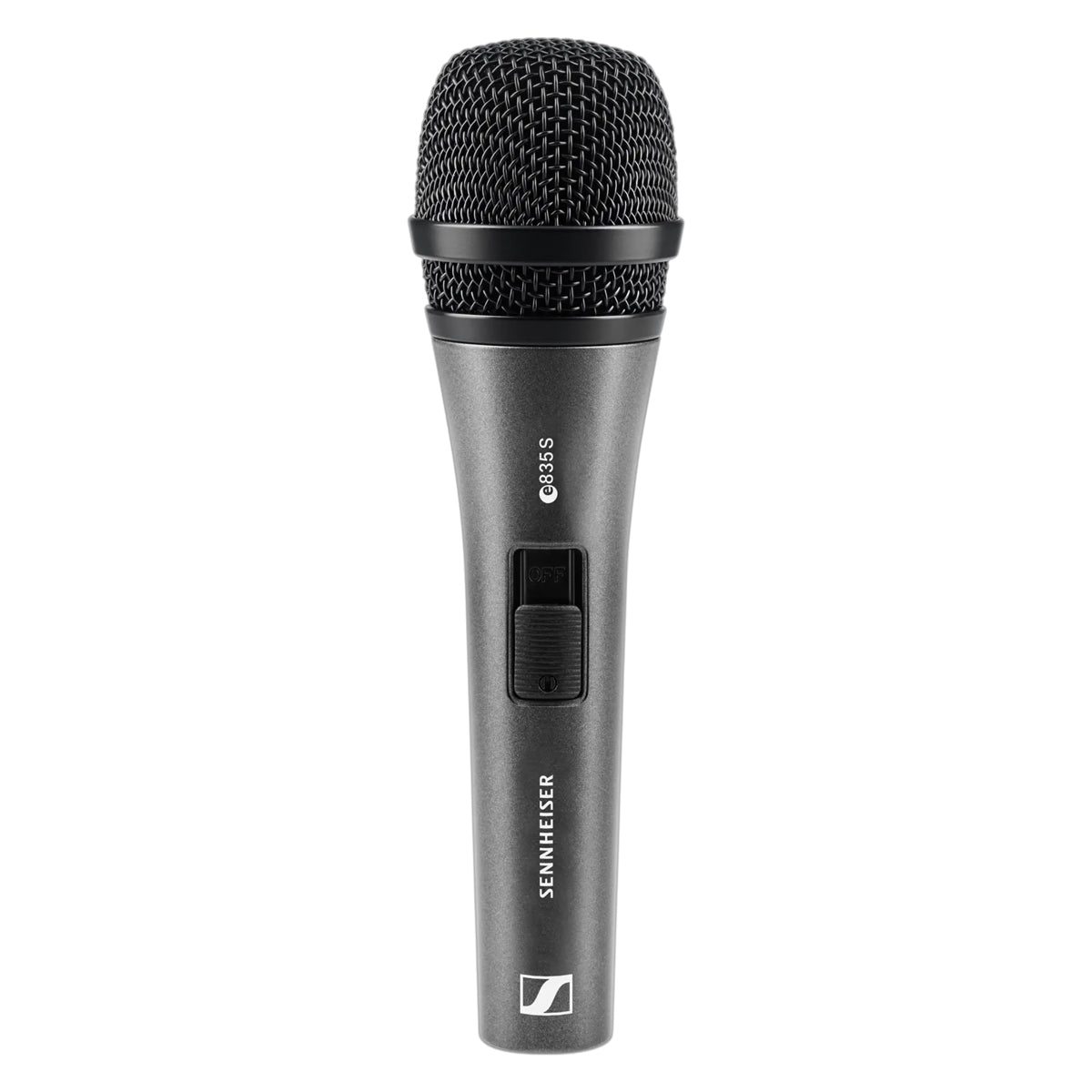 Sennheiser E 835-S Dynamic Cardioid Handheld Wired Microphone With On/Off Switch