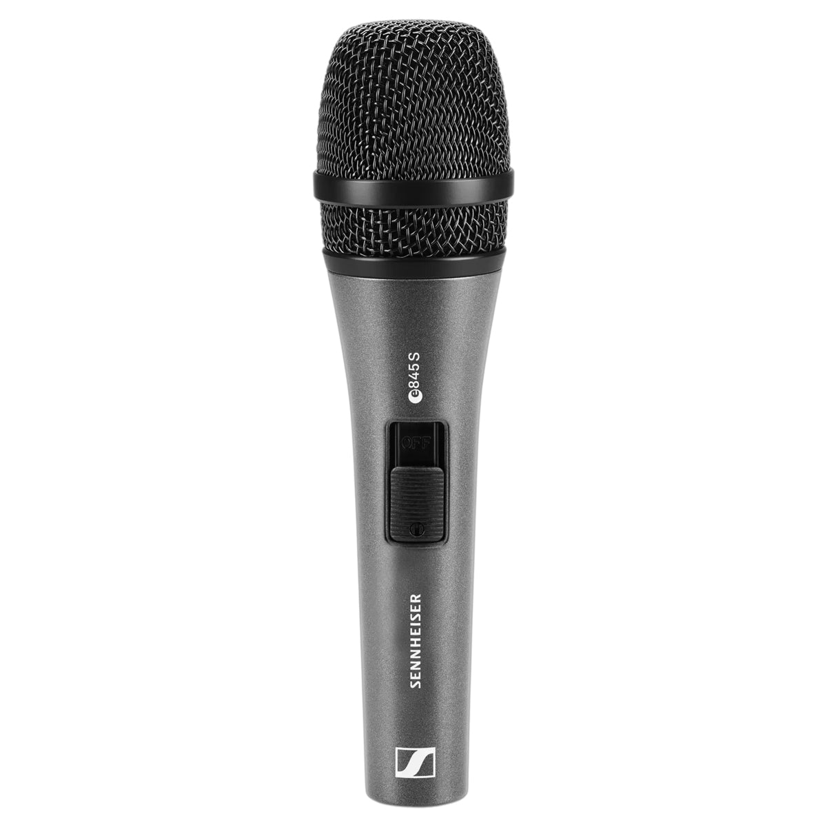 Sennheiser E 845-S Dynamic Super Cardioid Handheld Wired Microphone With On/Off Switch