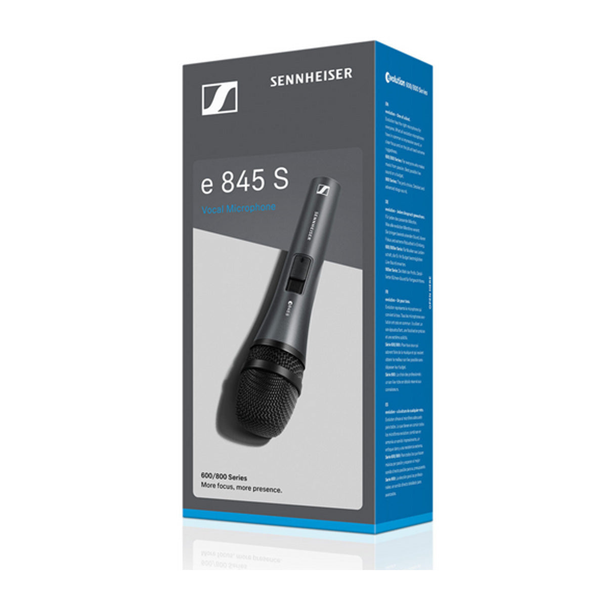 Sennheiser E 845-S Dynamic Supercardioid Handheld Wired Microphone With On/Off Switch