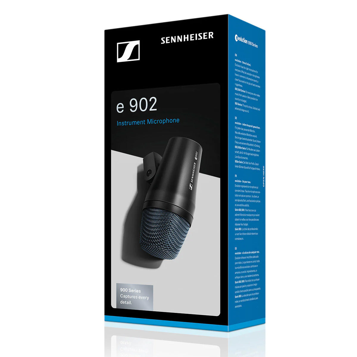 Sennheiser E 902 Dynamic Cardioid Instrument Microphone, For Bass Instruments