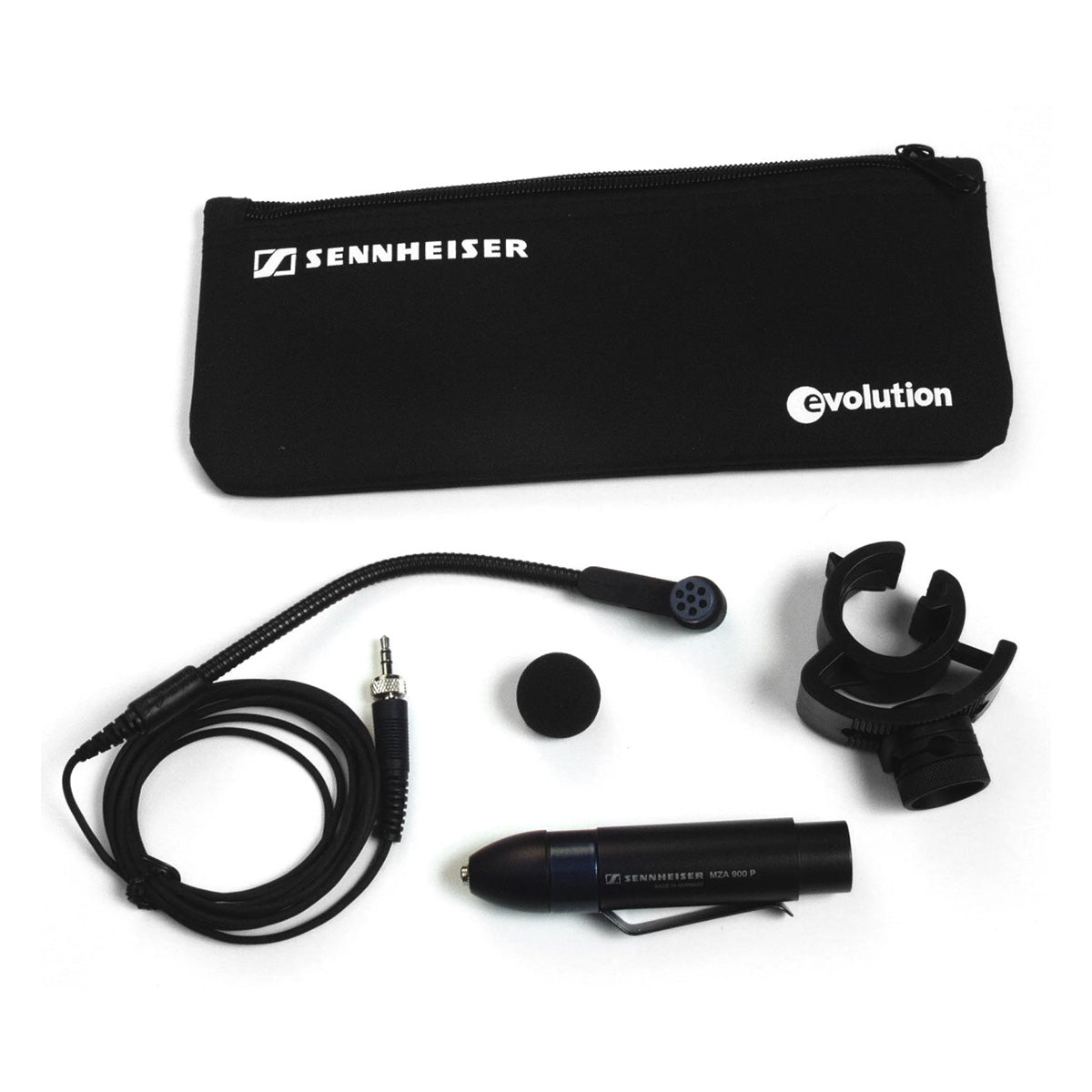 Sennheiser E 908 B Condenser Gooseneck Instrument Microphone, For Brass With MZA 900 P
