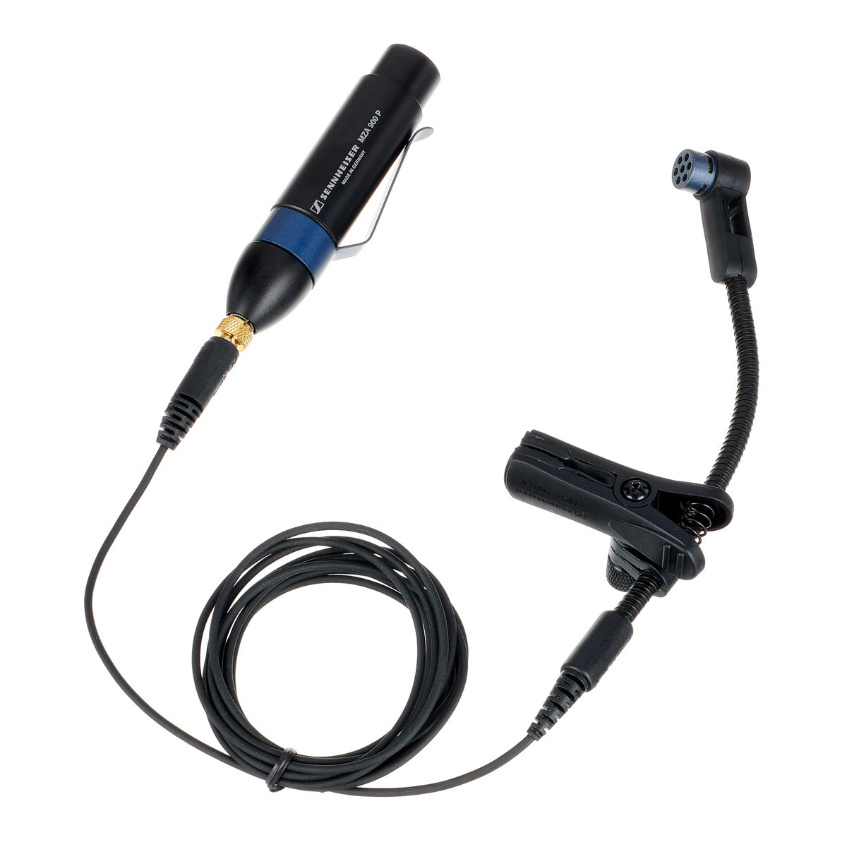 Sennheiser E 908 B Condenser Gooseneck Instrument Microphone, For Brass With MZA 900 P