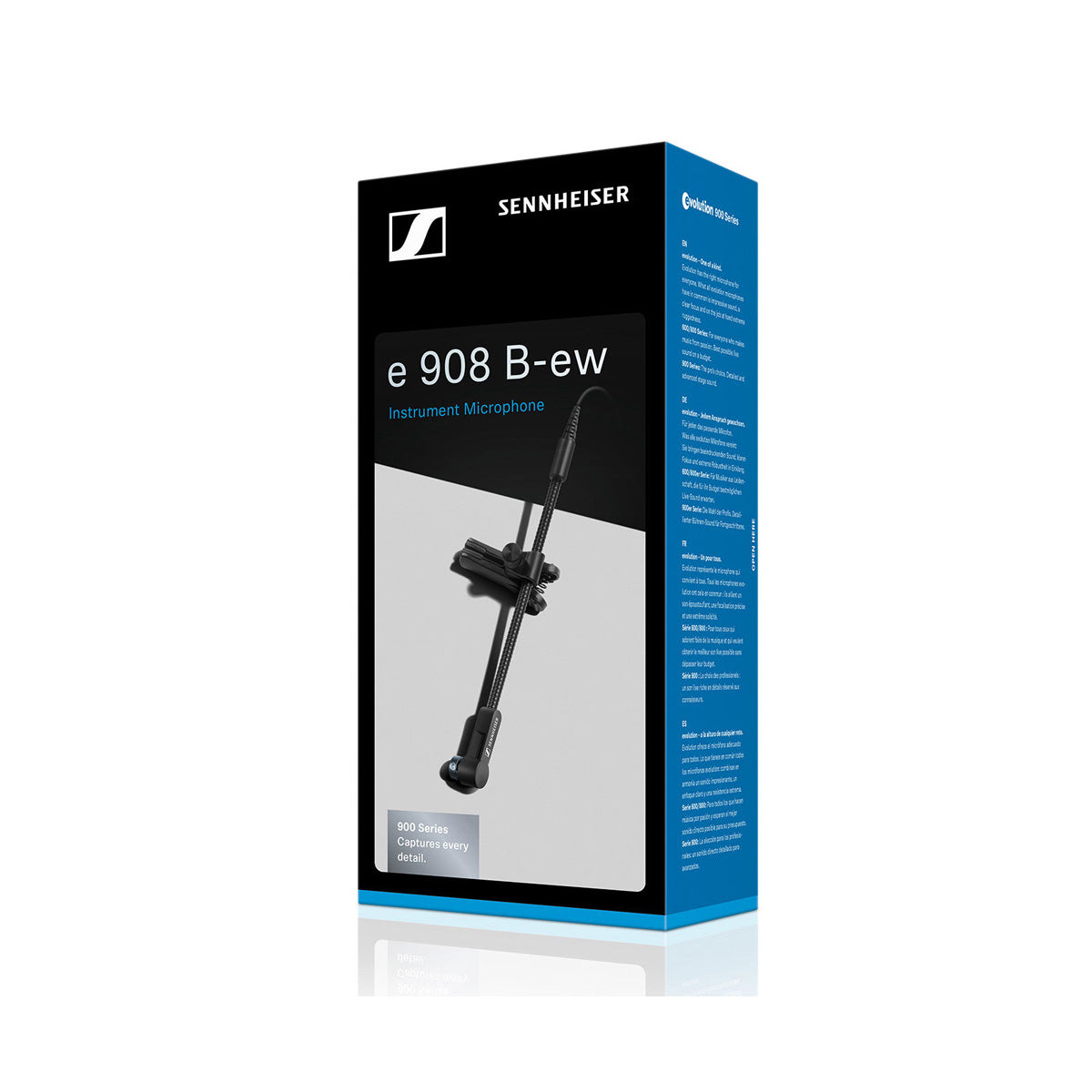 Sennheiser E 908 B-EW Condenser Gooseneck Instrument Microphone, For Brass Instruments