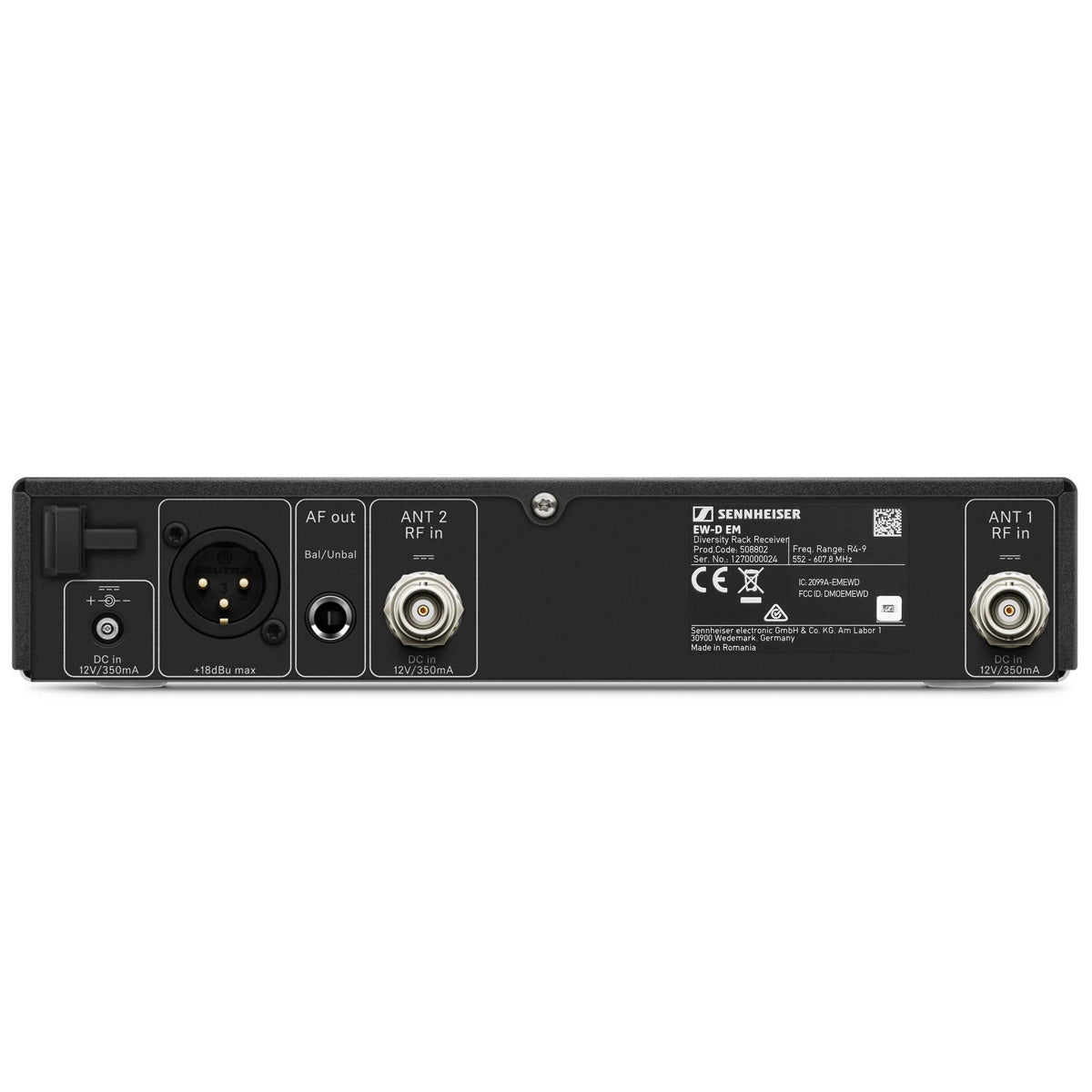 Sennheiser EW-D ME2/835-S Digital Wireless Combo SET (S1-7), 606.2-662MHz
