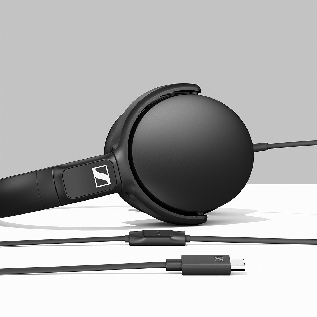 Sennheiser HD 400U Over-Ear USB-C Headphones, 1.4m Cable, USB-C Plug