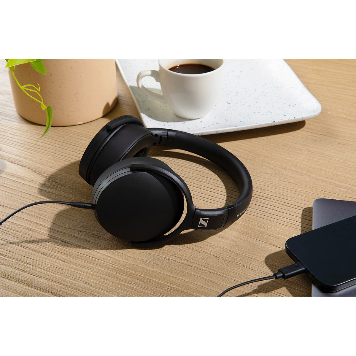 Sennheiser HD 400U Over-Ear USB-C Headphones, 1.4m Cable, USB-C Plug