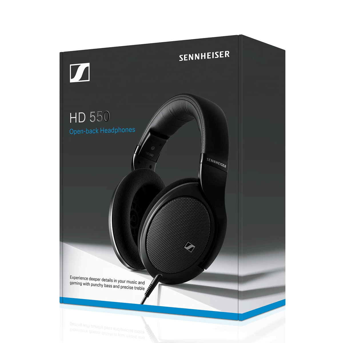 Sennheiser HD 550 Over-Ear Open-back Headphones (Black) Audiophile Headphones