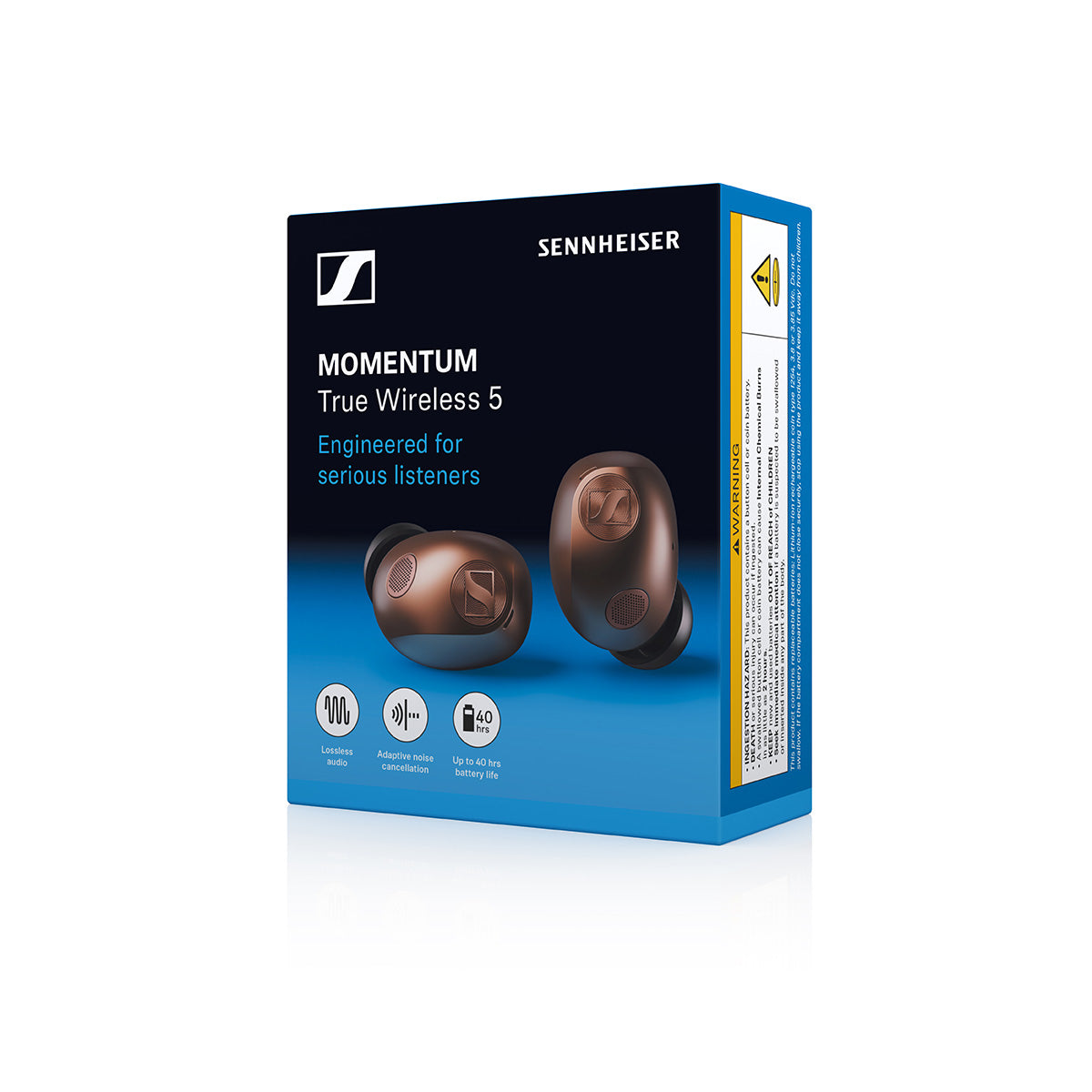 Sennheiser MOMENTUM True Wireless 5 Bluetooth Earbuds, Black Copper