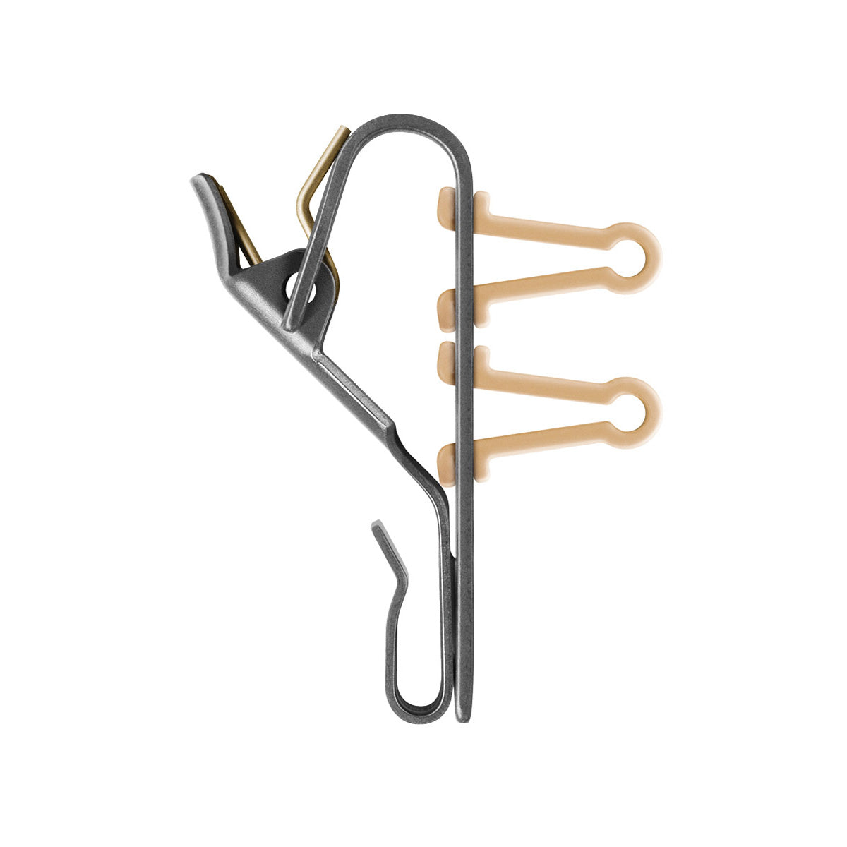 Sennheiser Spares - MZQ 02 Lavalier Microphone Clamp for MKE2 - Beige