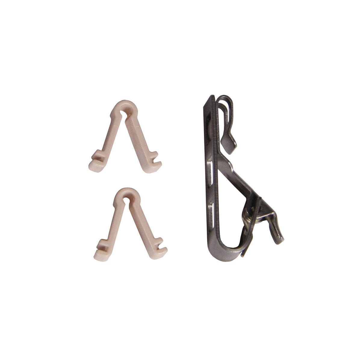 Sennheiser Spares - MZQ 02 Lavalier Microphone Clamp for MKE2 - Beige