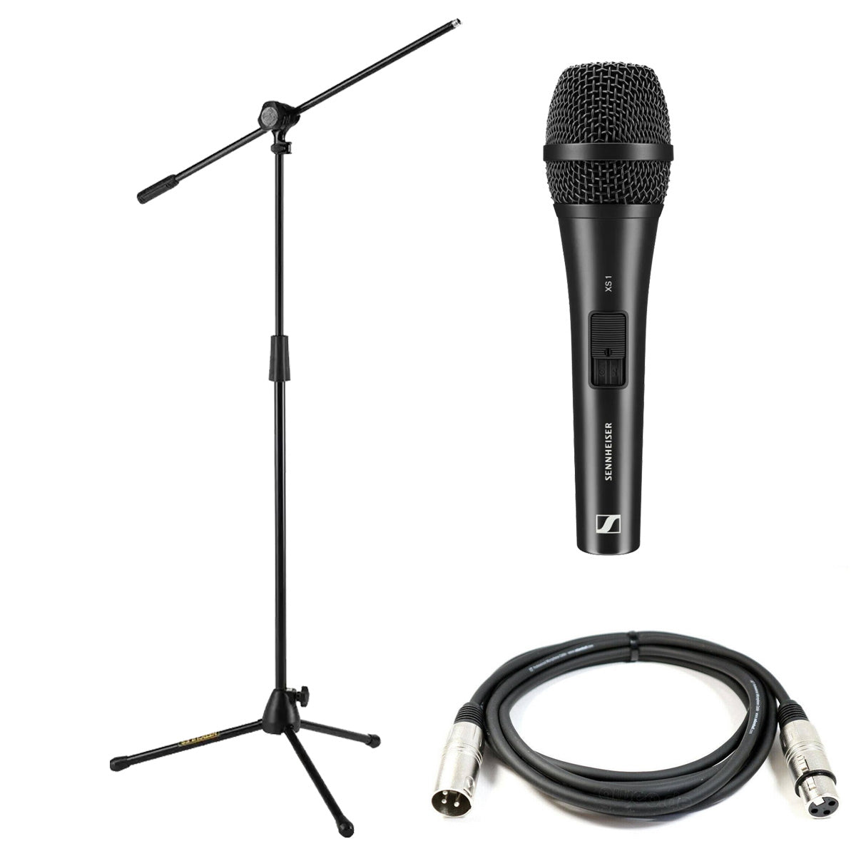 Sennheiser XS1 Dynamic Microphone Bundle with Microphone Stand and 6m Microphone Cable