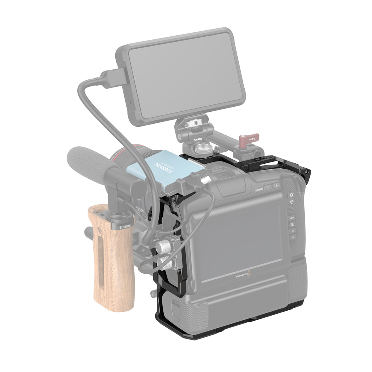 SmallRig Battery Grip Compatible Cage for BMPCC 6K Pro / 6K G2 3382B