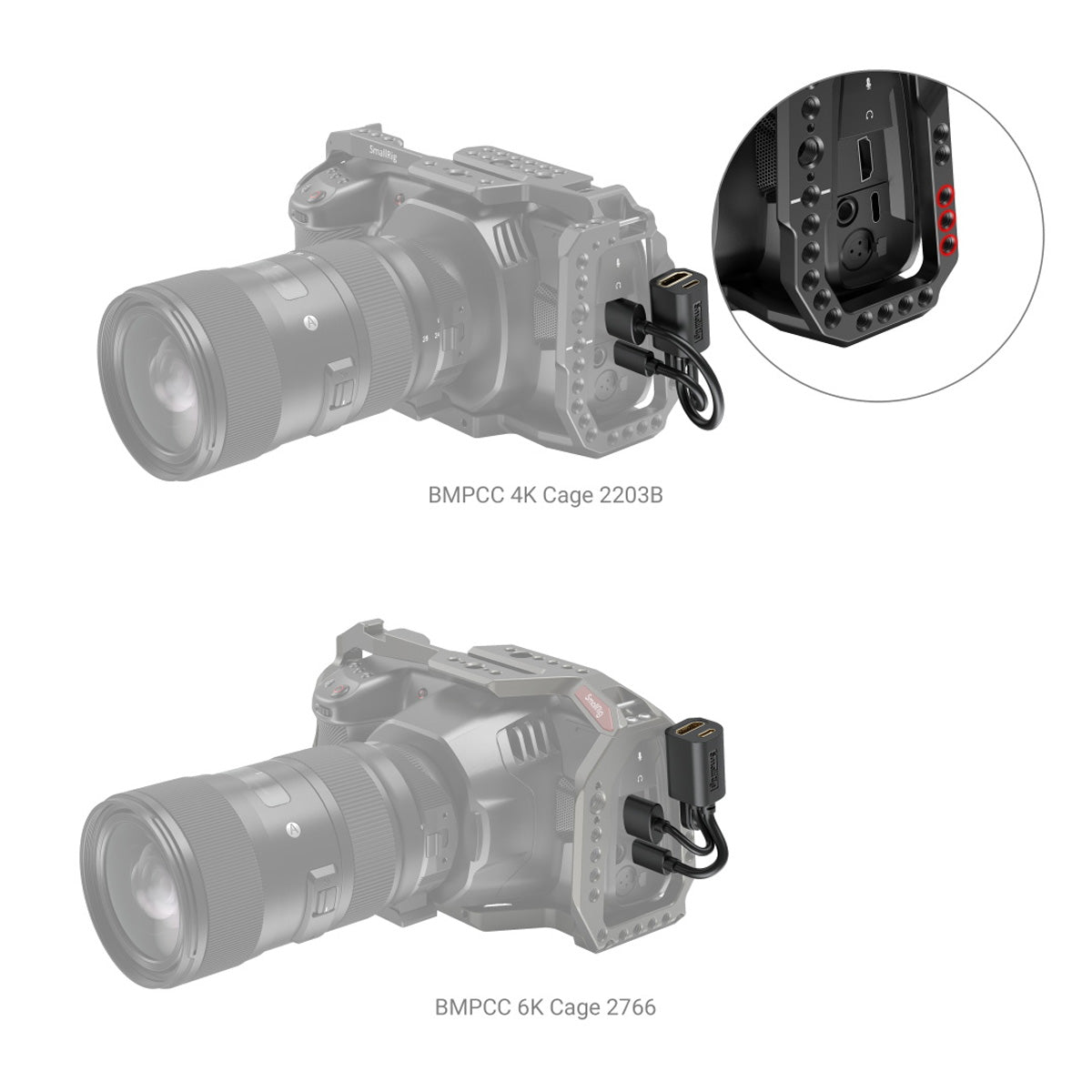 SmallRig Data Cable for BMPCC 4K / 6K Cage 2960
