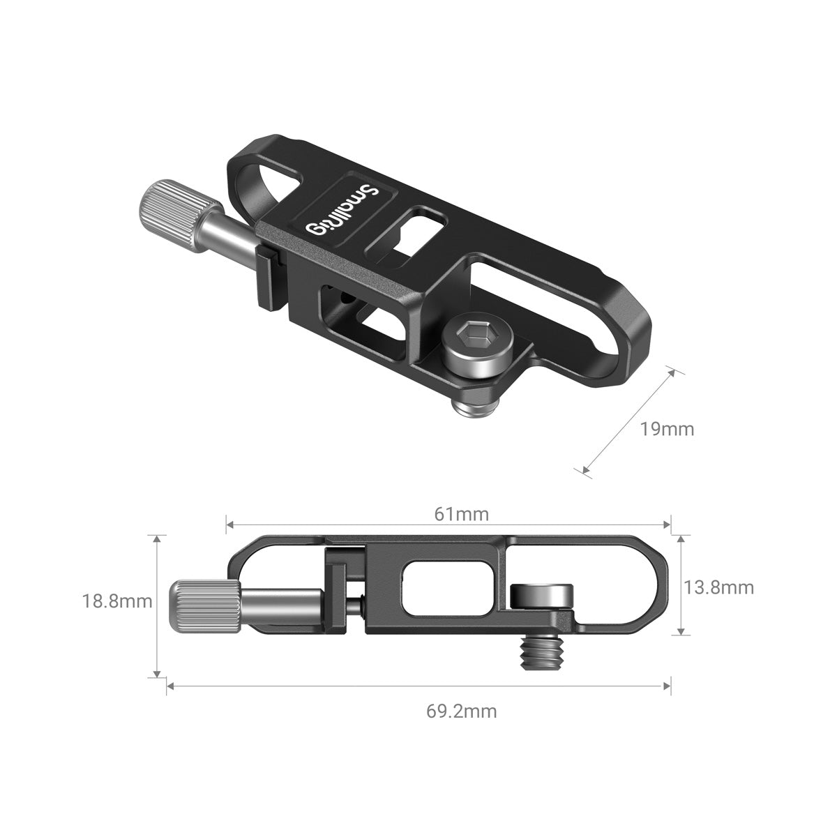 SmallRig Samsung T5 SSD Mounting Clamp for BMPCC 6K Pro Cage 3300