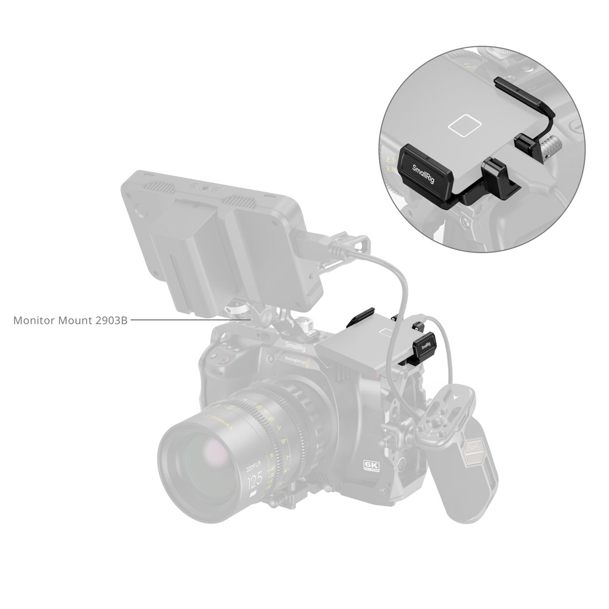 SmallRig T5 / T7 SSD Clamp for BMPCC 6K Pro 3272