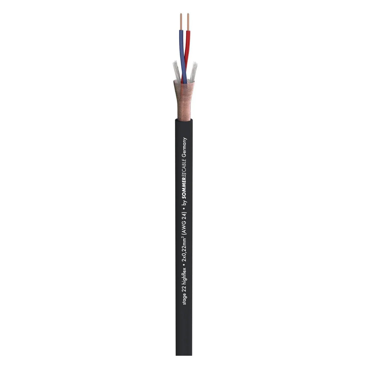 Stage Plus Premade Cable - Mic Cable - Amphenol AC3MM>AC3F, Sommer Stage, Black 10m