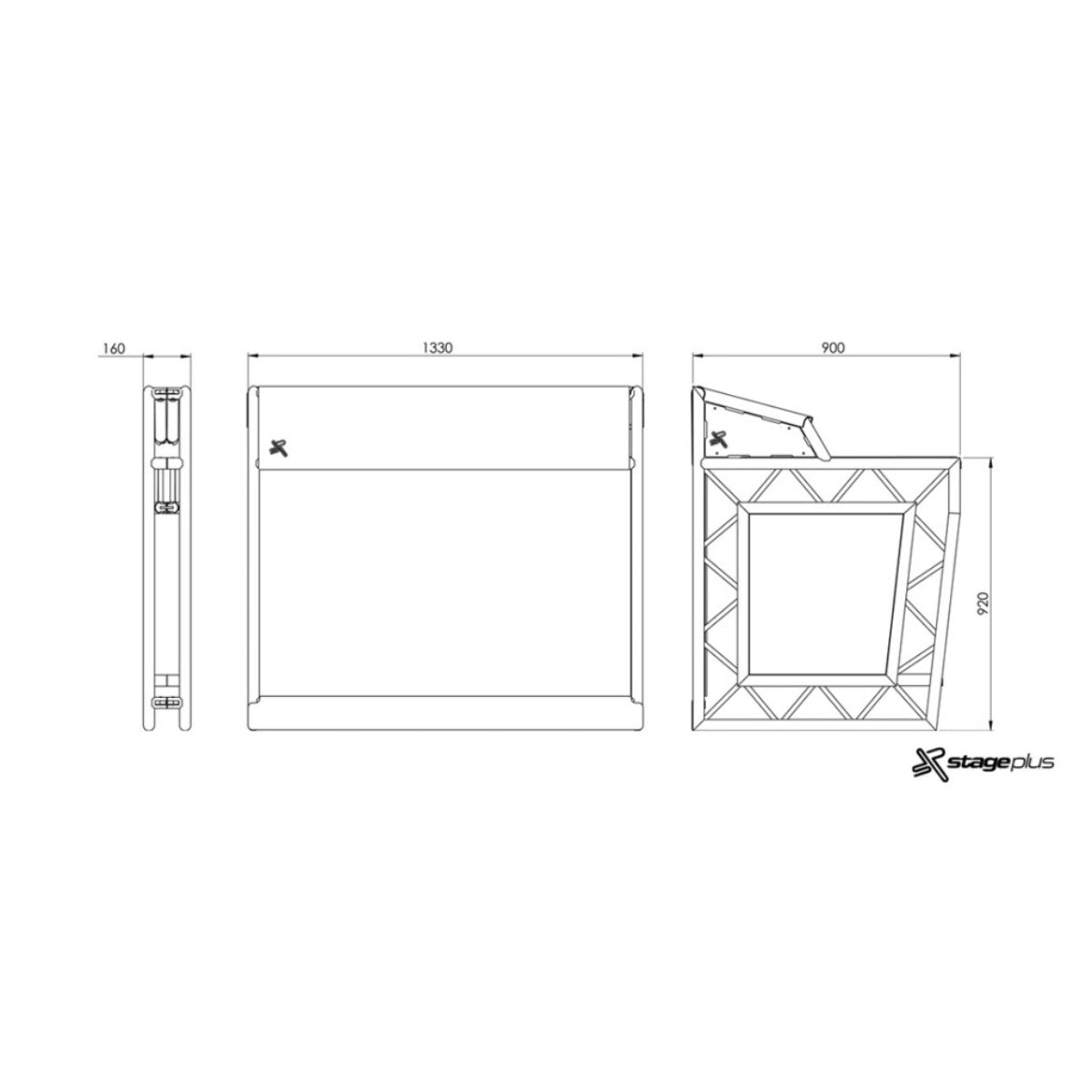 Stage Plus Pro DJ1 DJ Stand