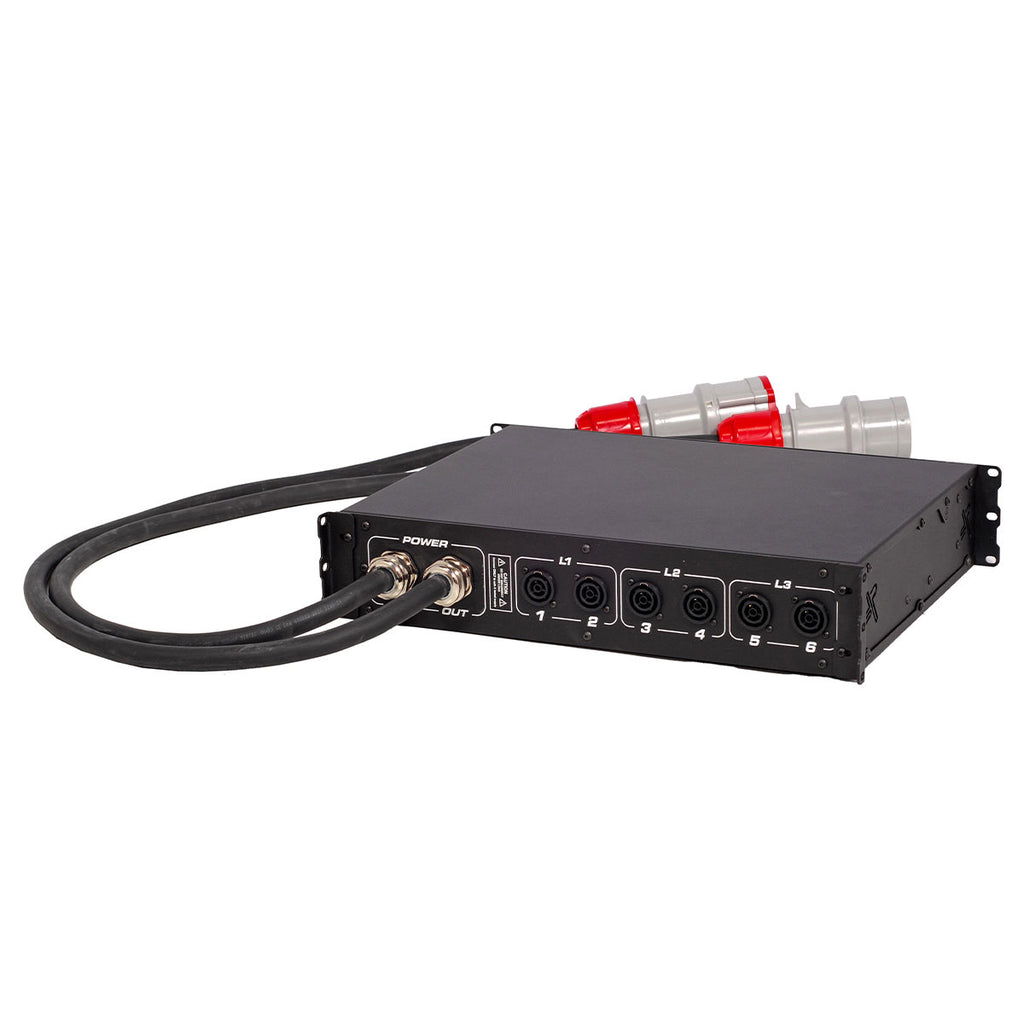 Stage Plus Rack Power - 32A Input - True1 x 6 Output - Indicators - 3P