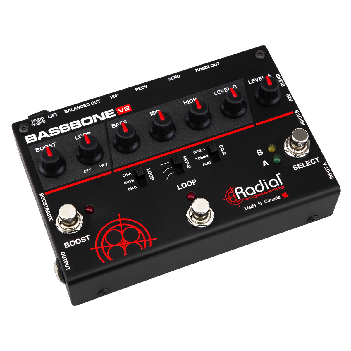 Radial Bassbone (V2) Bass Preamp and DI Box