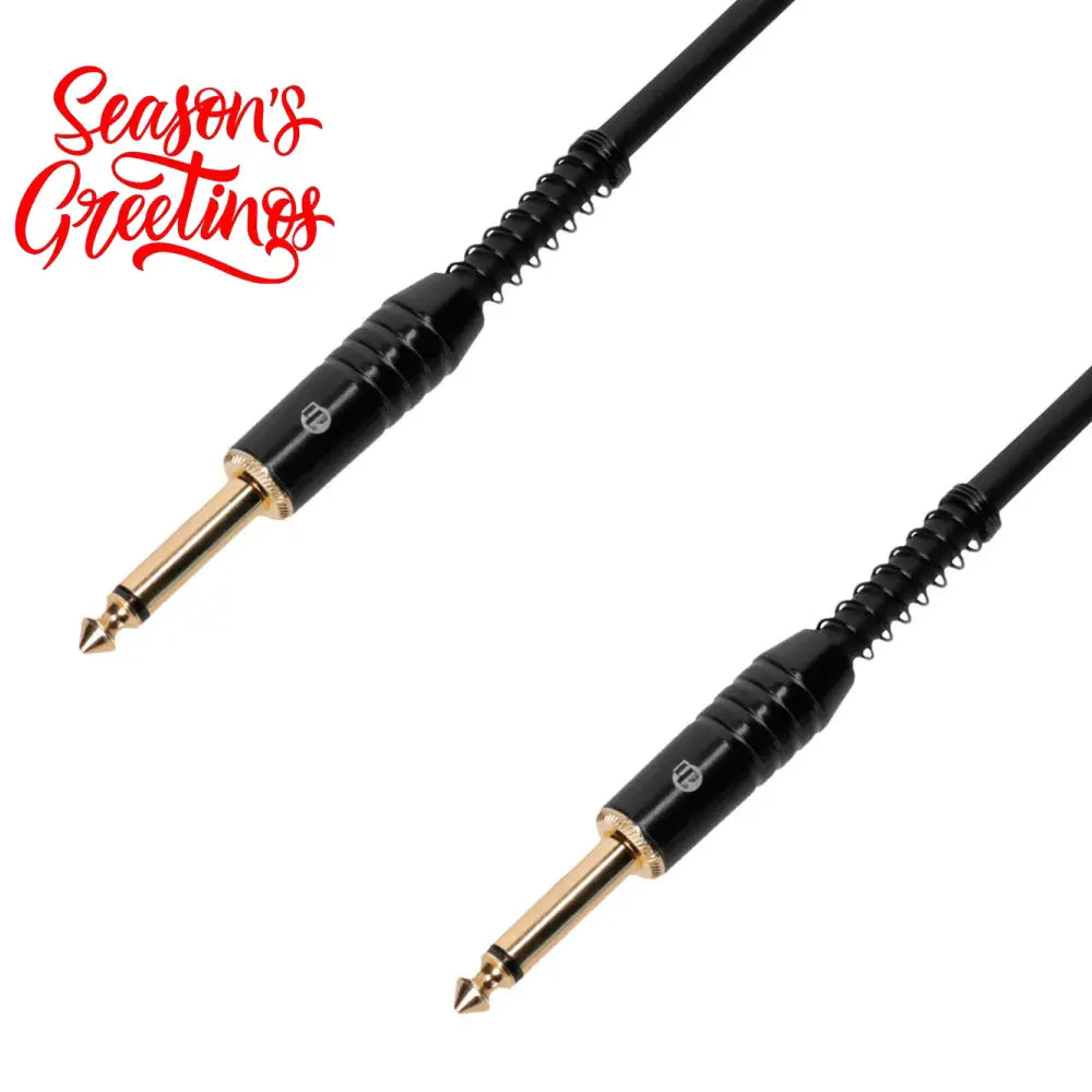 Adam Hall Cables K3IPP0900 - Instrument Cable 6.3 mm Jack mono to 6.3 mm Jack mono 9 m Instrument Cables