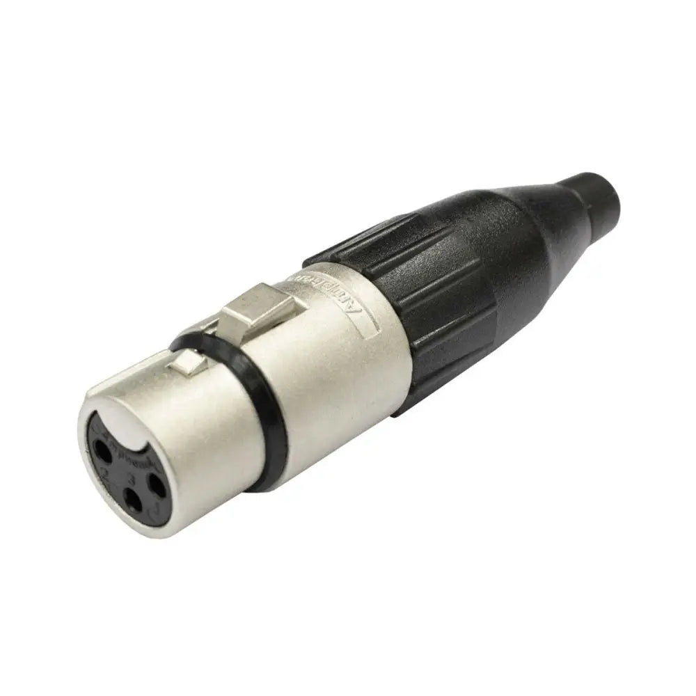 Amphenol Female XL 3 Inline Stamped contacts Nickel finish XLR Plugs