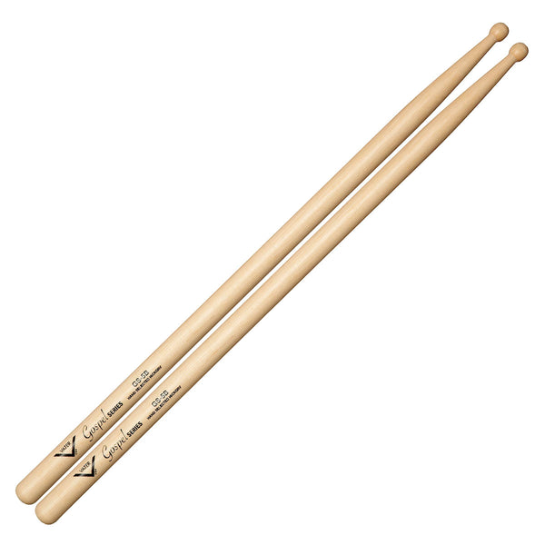 Vater Gospel 5B Hickory Wood Tip Drumsticks