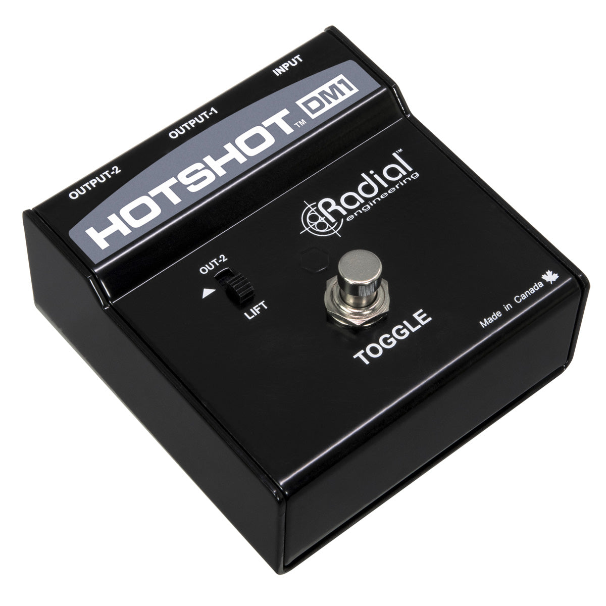 Radial HotShot DM-1 Dynamic Microphone Switcher With A Momentary Toggle Footswitch