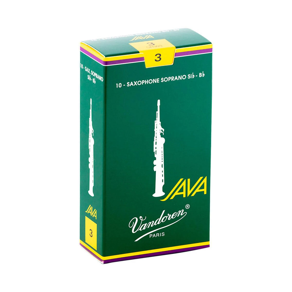 Vandoren Java Soprano Sax Reeds 3 - Per Box of 10
