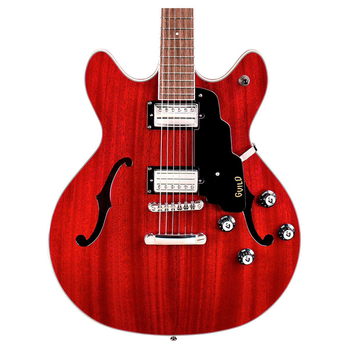 Guild Starfire DC Semi-hollow Electric Guitar - Cherry Red