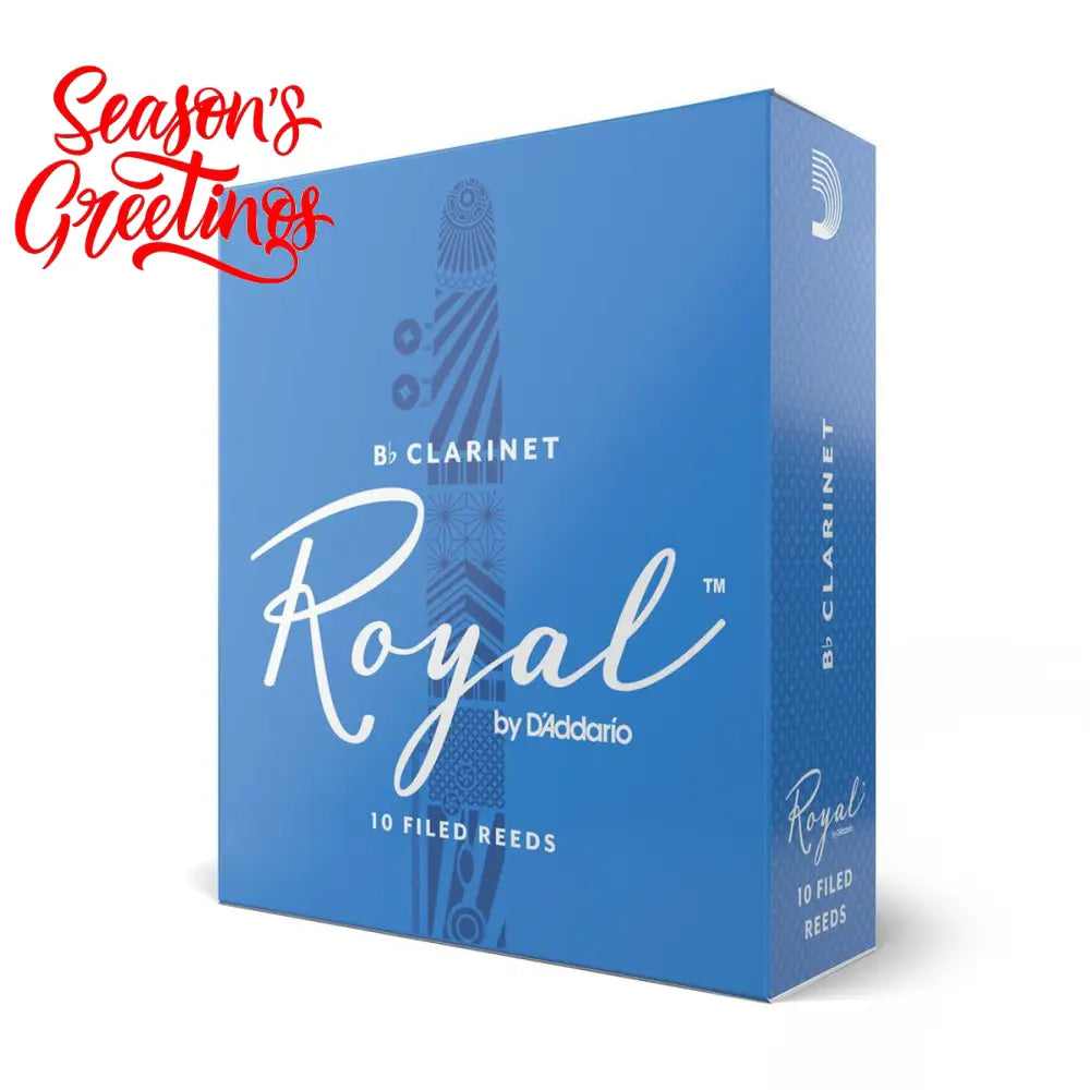 D’Addario RCB1030 Royal Bb Clarinet 3 Reed - Per Box Clarinets
