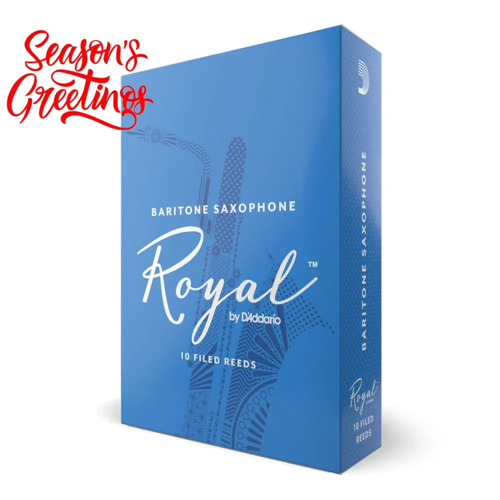 D’Addario RLB1030 Royal Baritone Sax 3 Reed - Per Box Saxophones
