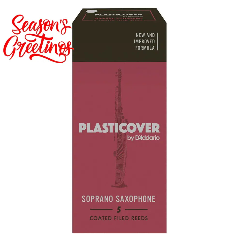 D’Addario RRP05SSX300 Plasticover Soprano Sax 3 Reed - Per Box Saxophones