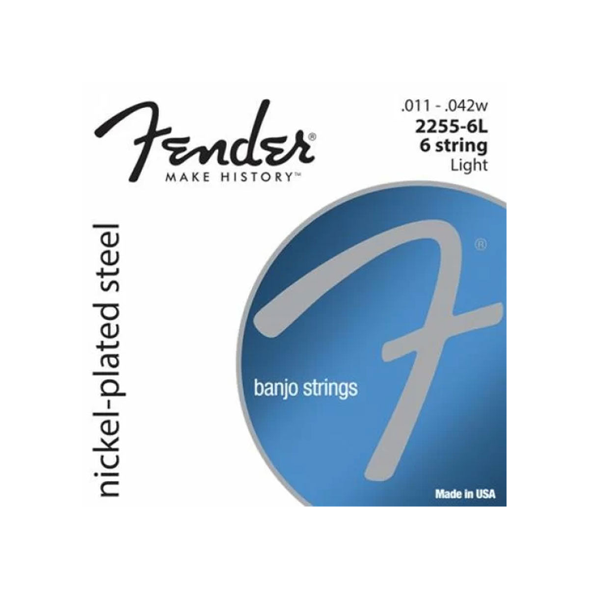 Fender 0732255406 6 String Banjo Set 11-42
