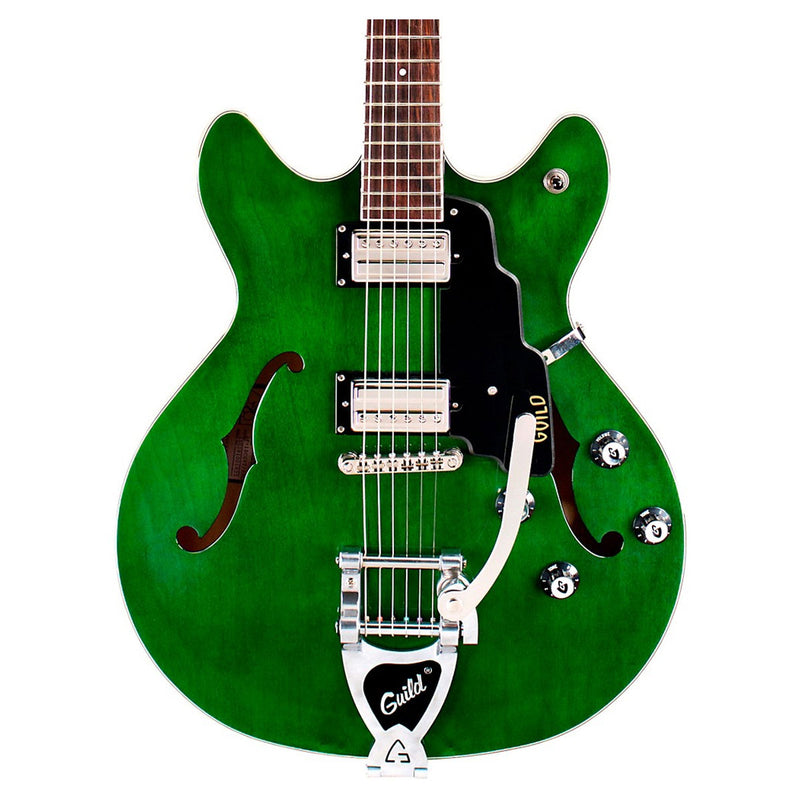 Guild Starfire DC Electric Guitar - Emerald Green with Guild Vibrato Tailpiece