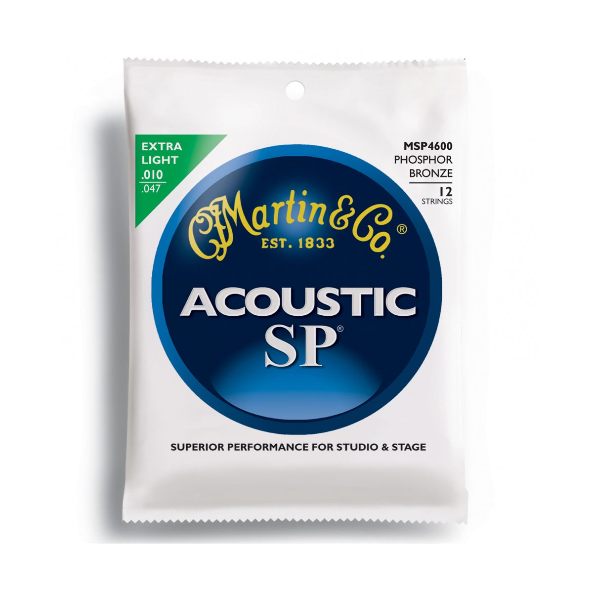 CF Martin MSP4600 Acoustic Strings SP X Light 12-String Set 10-47
