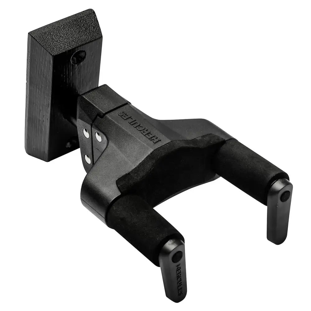 Hercules GSP38WBKPLUS Guitar Wall Hanger w/ Black Wood Base Wall Hangers