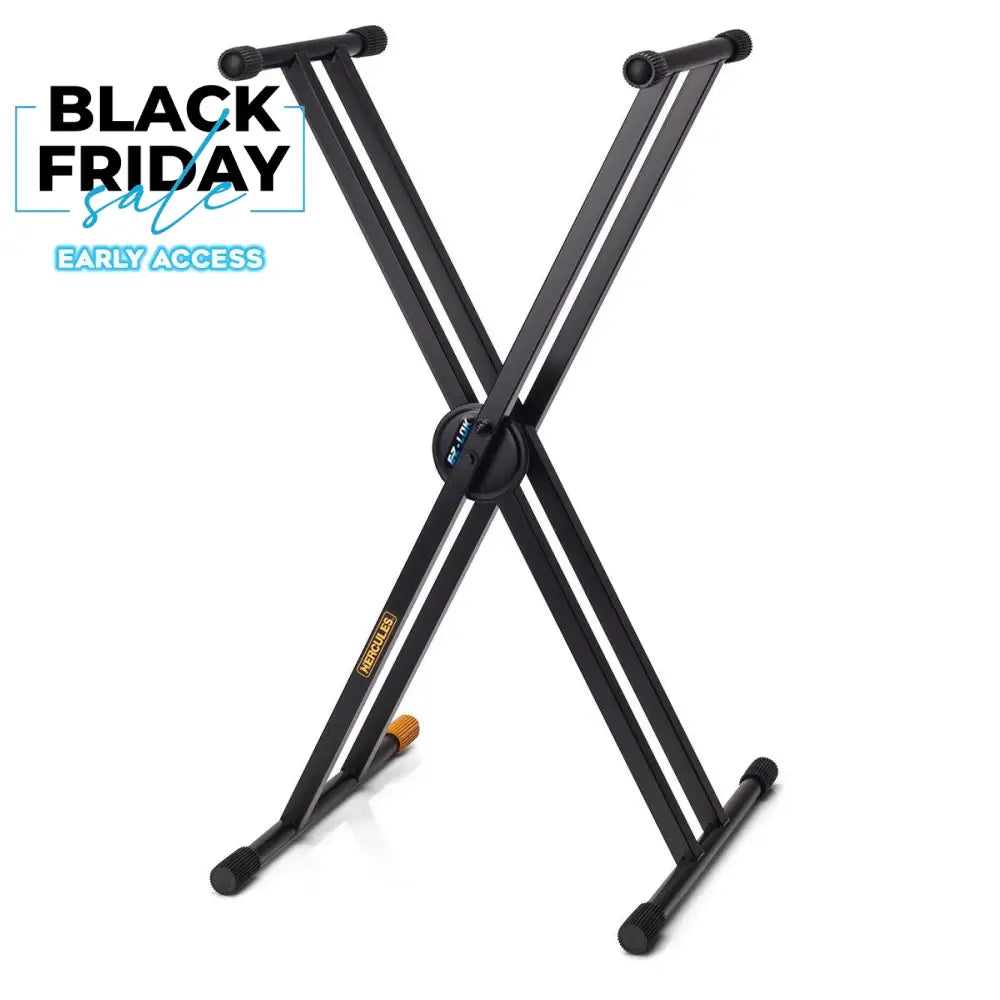 Hercules KS120B Double X-Shape Keyboard Stand Keyboard Stands