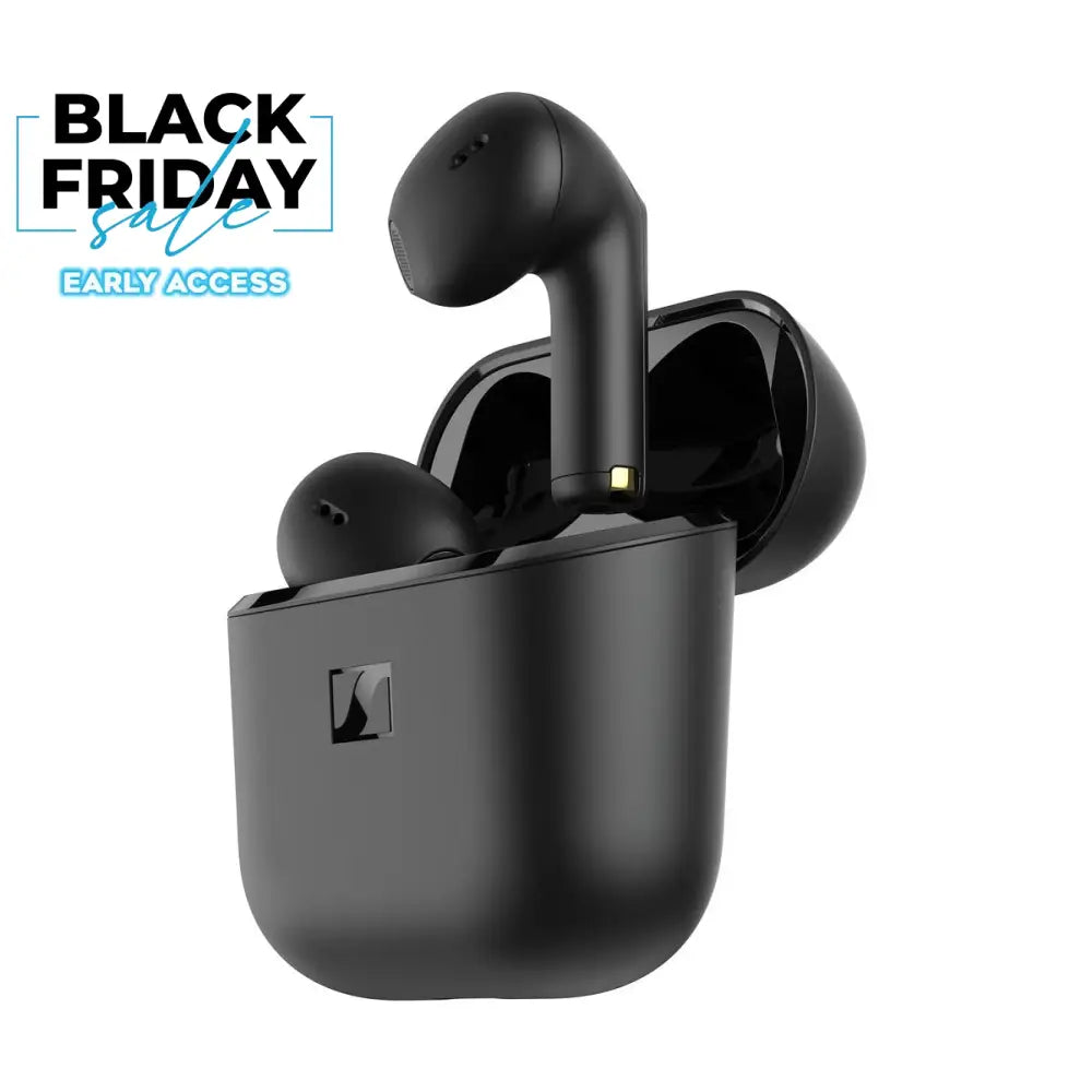 Sennheiser Accentum Open True Wireless Open-Ear Earbuds (Black) Wireless Earbuds
