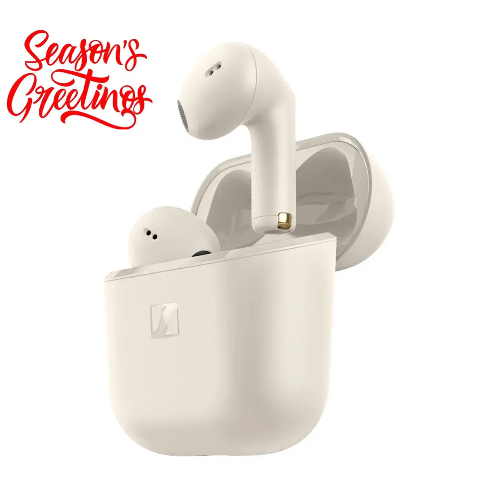 Sennheiser Accentum Open True Wireless Open-Ear Earbuds (Cream) Wireless Earbuds