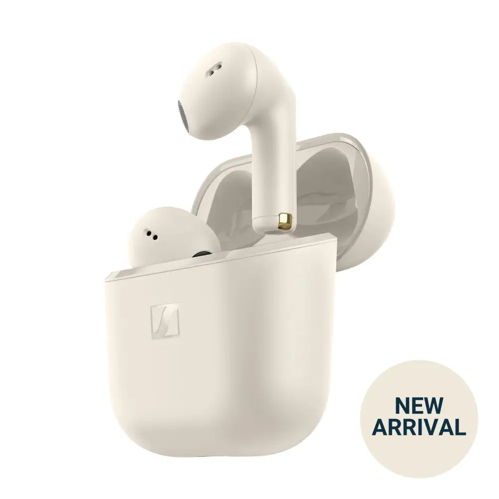 Sennheiser Accentum Open True Wireless Open-Ear Earbuds (Cream) Wireless Earbuds