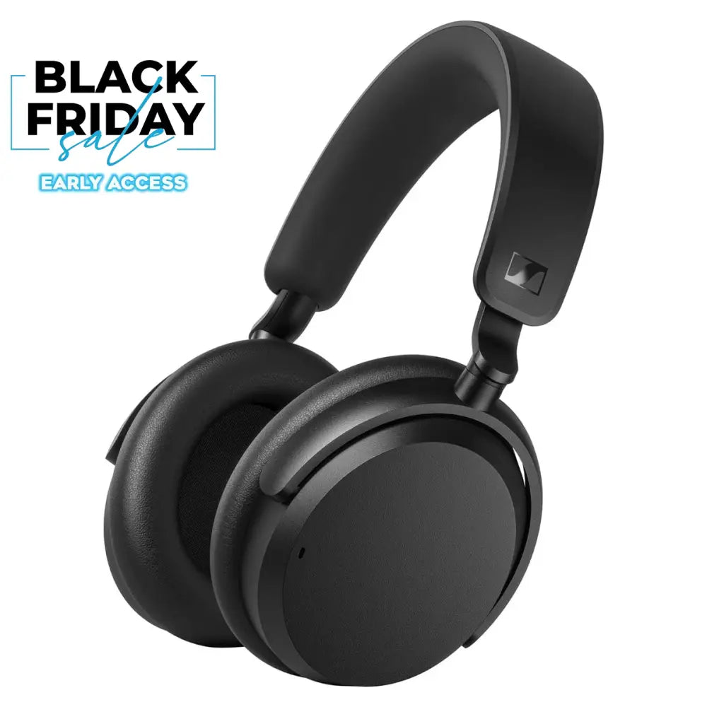 Sennheiser Accentum PLUS Wireless Active Noise Cancelling Headphones - Black Wireless/Bluetooth Earphones
