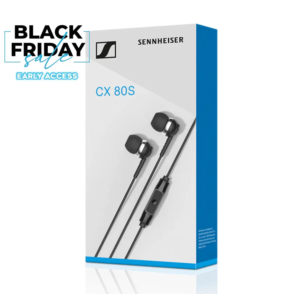 Sennheiser CX 80S Wired In-ear Headphones In-Ear Headphones