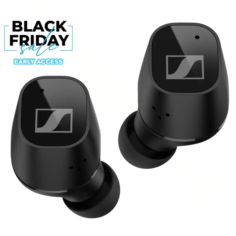 Sennheiser CX PLUS True Wireless Earbuds with Active Noise Cancellation - Black Wireless Earbuds