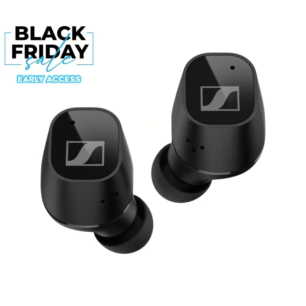 Sennheiser CX PLUS True Wireless Earbuds with Active Noise Cancellation - Black Wireless Earbuds